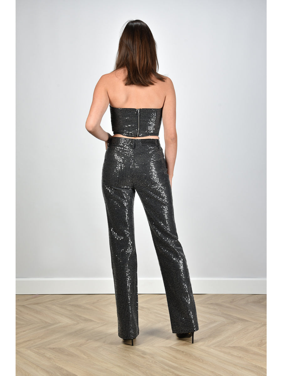 ROTATE - TWILL SEQUIN JEANS