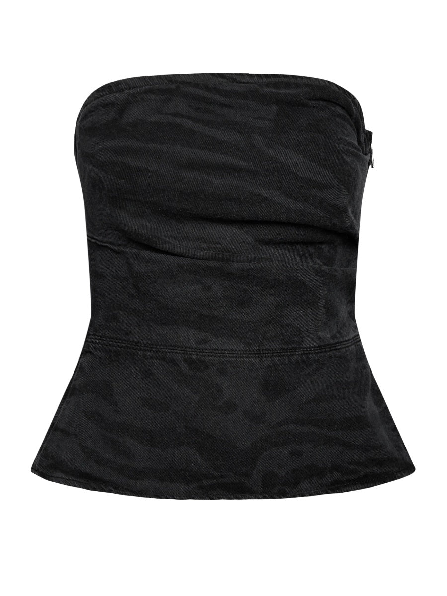 Rotate - Zebra Dnm Top