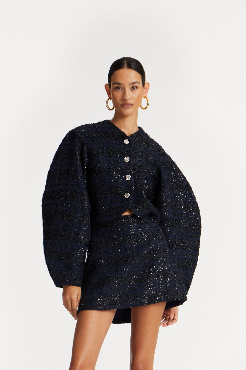 Rotate - Boucle Short Jacket