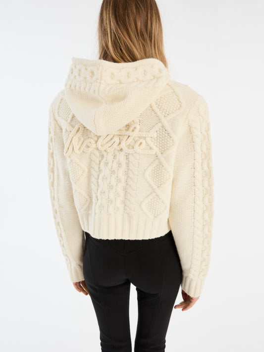 Rotate - Cable zip Cardig