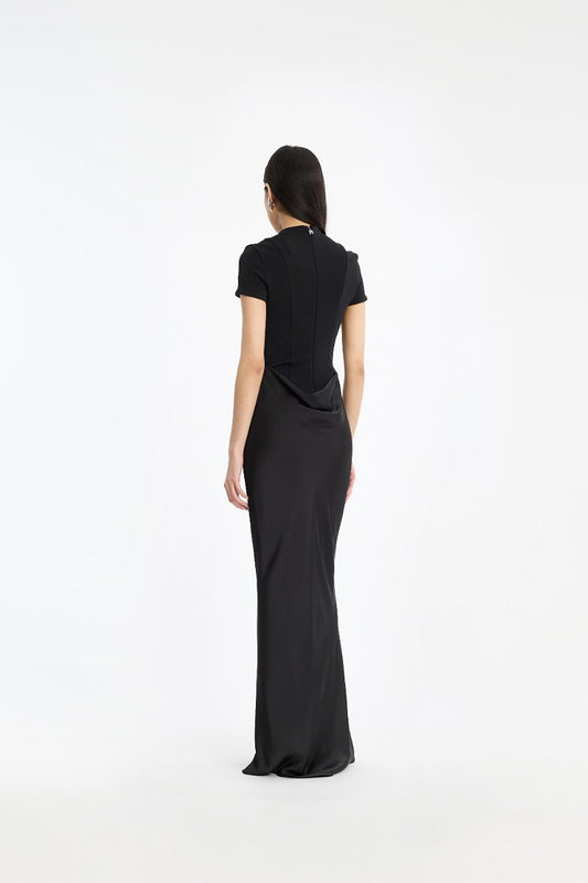 Rotate - Capsleeve Draped Dress