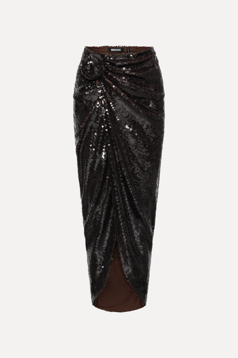 Rotate - Sequins Knot Skirt