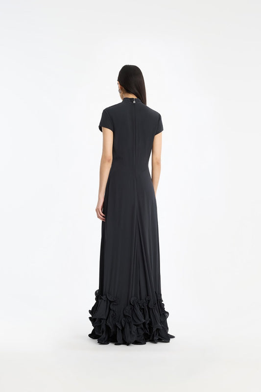 Rotate - Capsleeve Long Dress