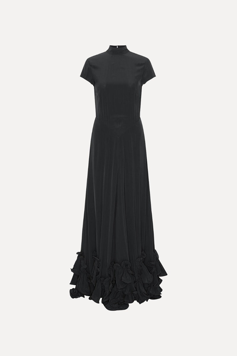 Rotate - Capsleeve Long Dress