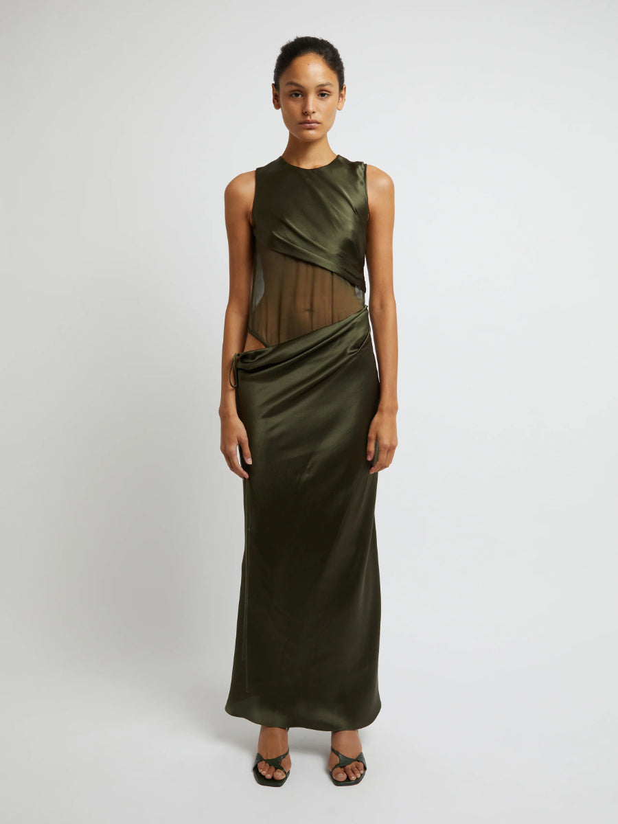 Christopher Esber - VERDANT LNG DRESS