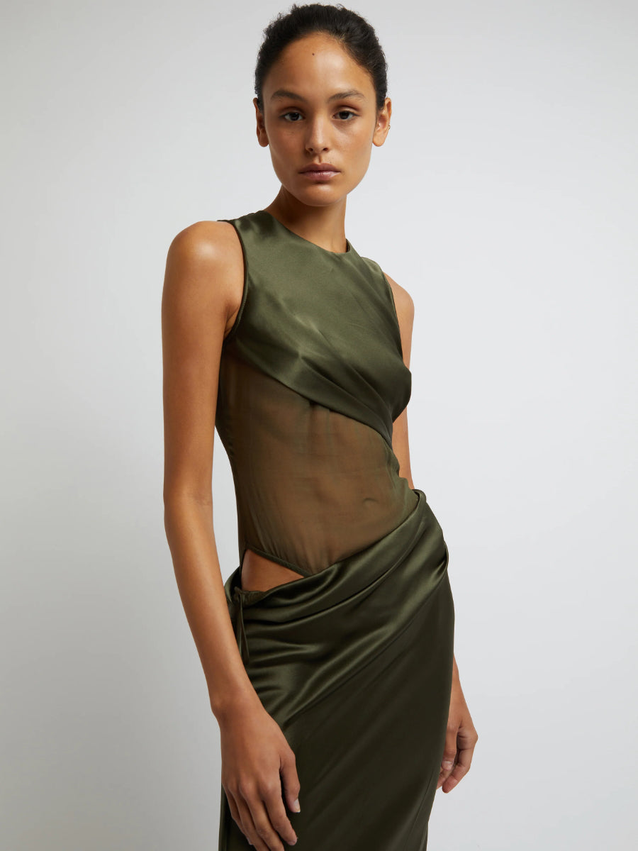 Christopher Esber - VERDANT LNG DRESS