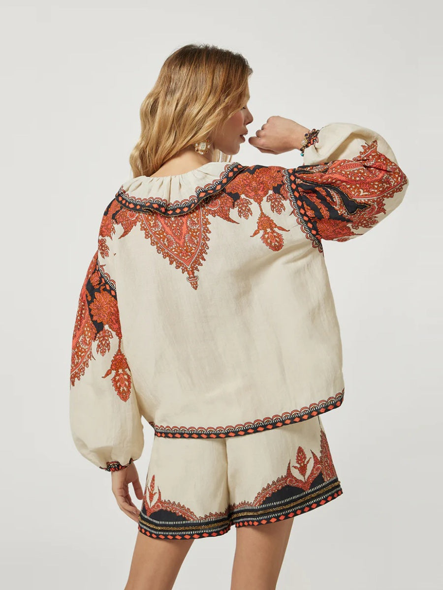 Scarlet Poppies Short - Pam Shorts LiVi