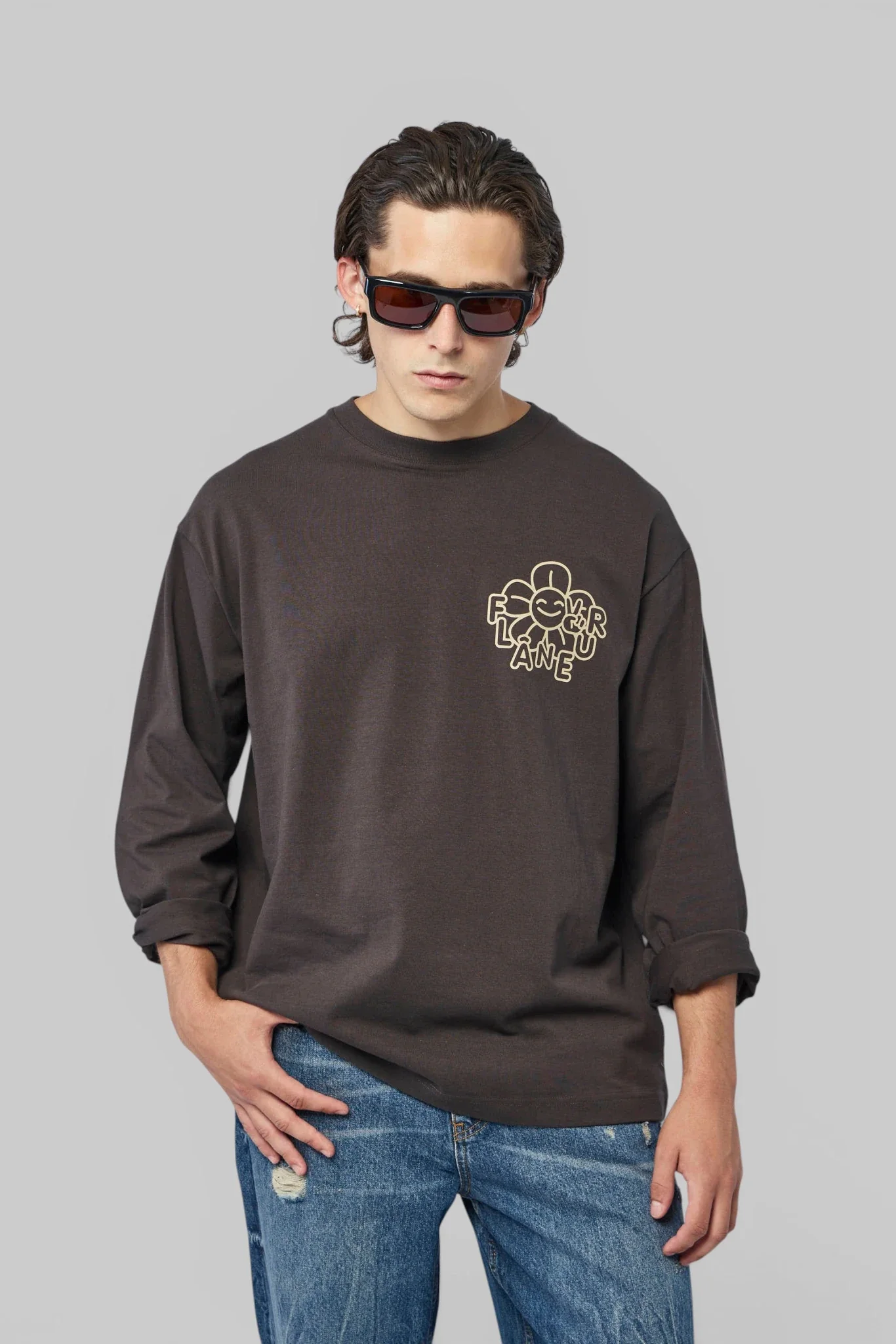 Flaneur - Flower LS T-Shirt Co