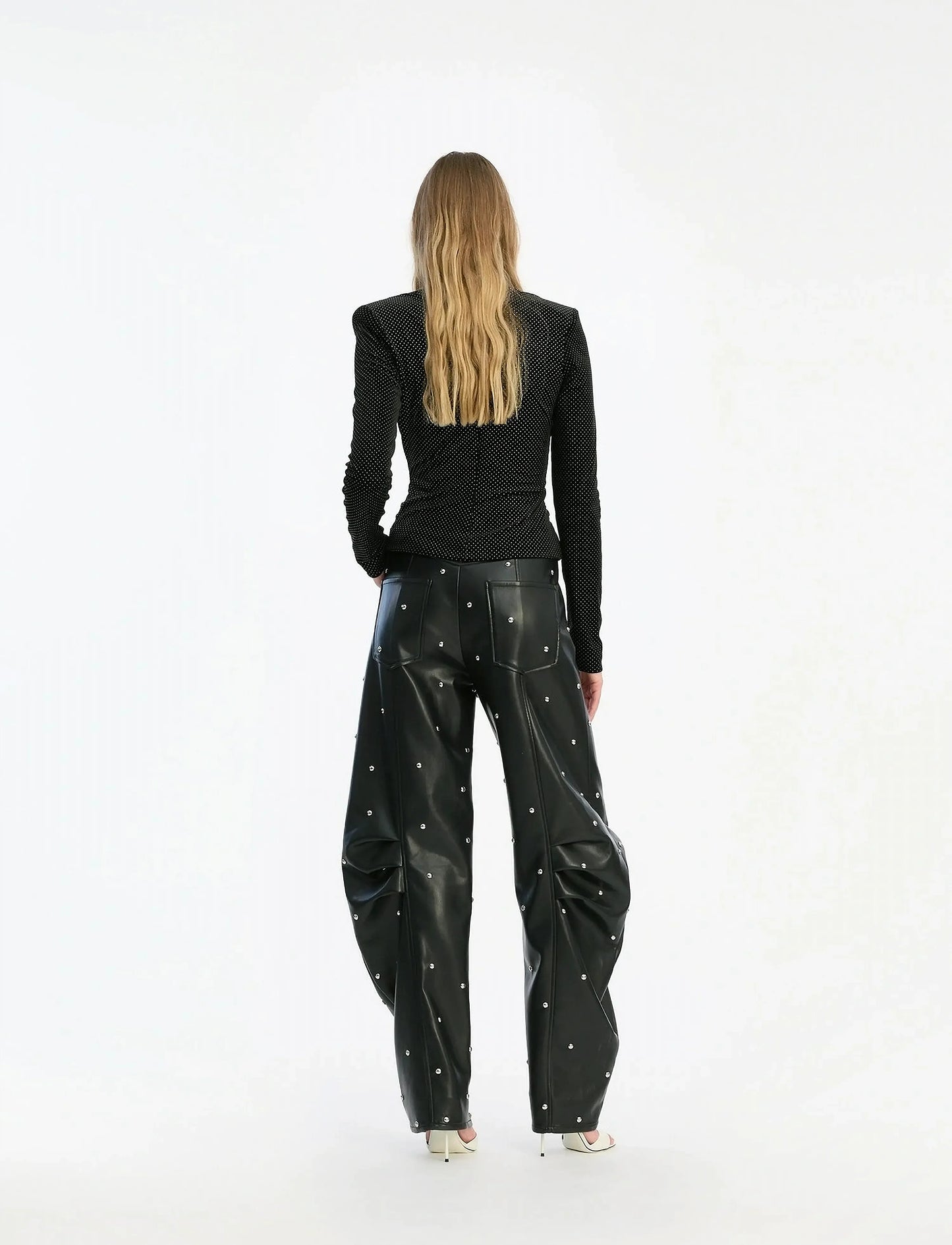 Rotate - Studed Cargo Pants Po