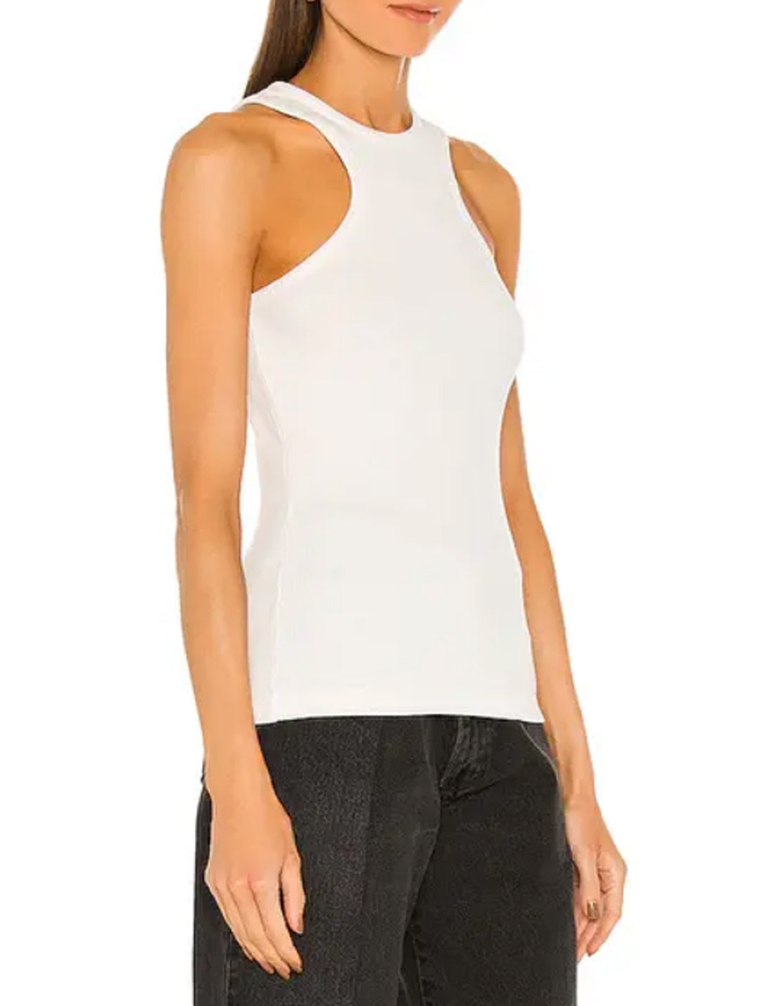 Agolde - Bea Cutaway Tank Top Agolde Offwhite M