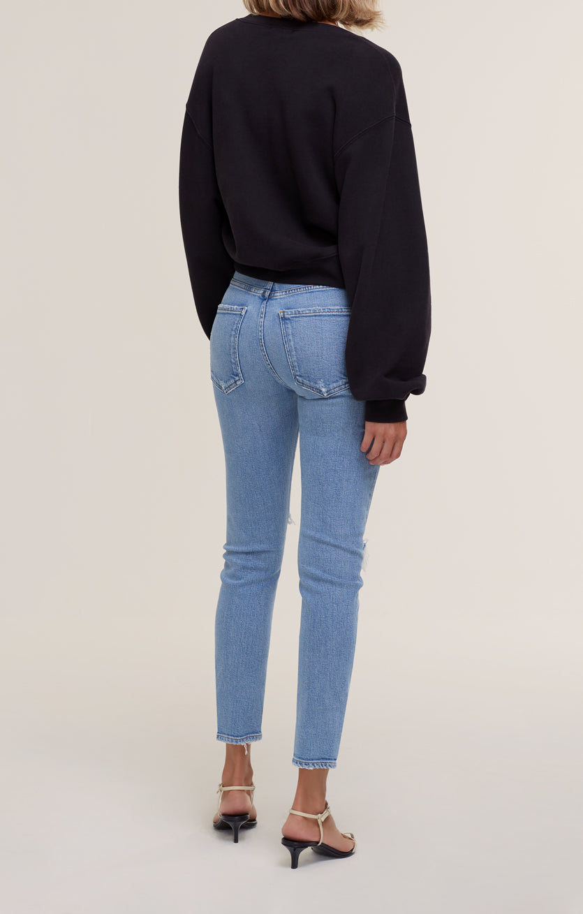 Agolde -Toni Mid-Rise Straight Fit in Pristine Jeans Agolde