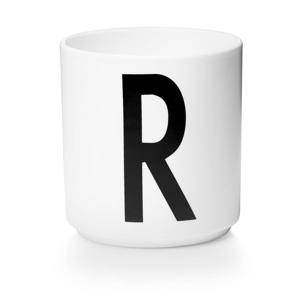Design Letter - Porcelain Cup Cup Design Letter White ONES