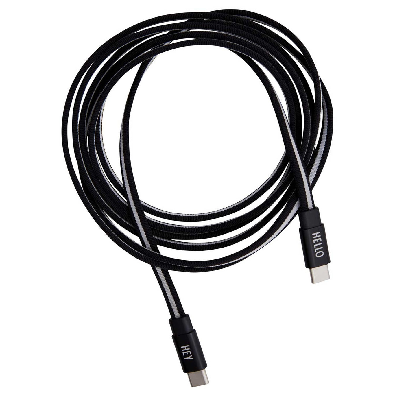 Design Letter - Usb Cable C Accessories Design Letter BLK WHT ONES