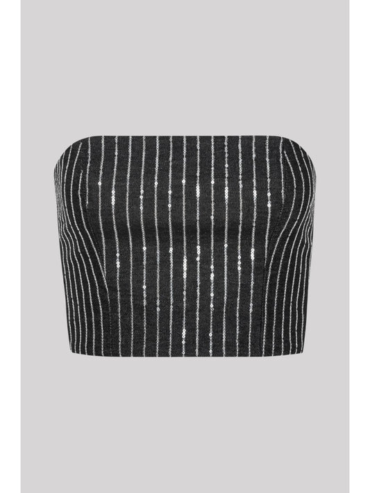 ROTATE - SEQUIN TWL CRPTOP