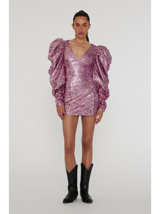 ROTATE - SEQUIN LS MNDRESS