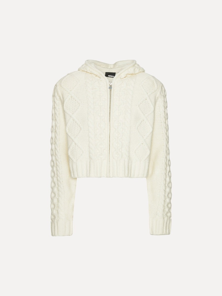 Rotate - Cable zip Cardig