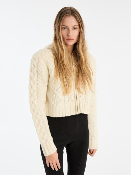 Rotate - Cable zip Cardig