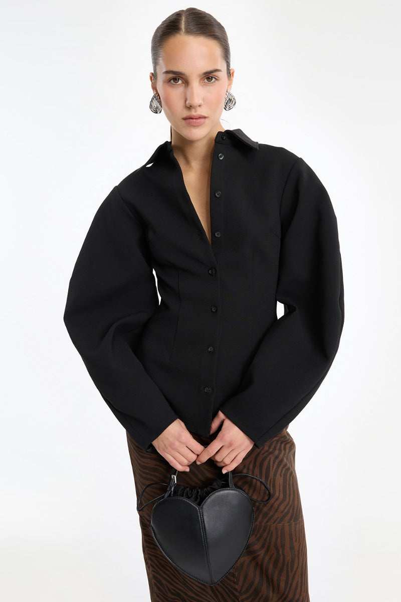 Rotate - Suiting Fitted Shirt