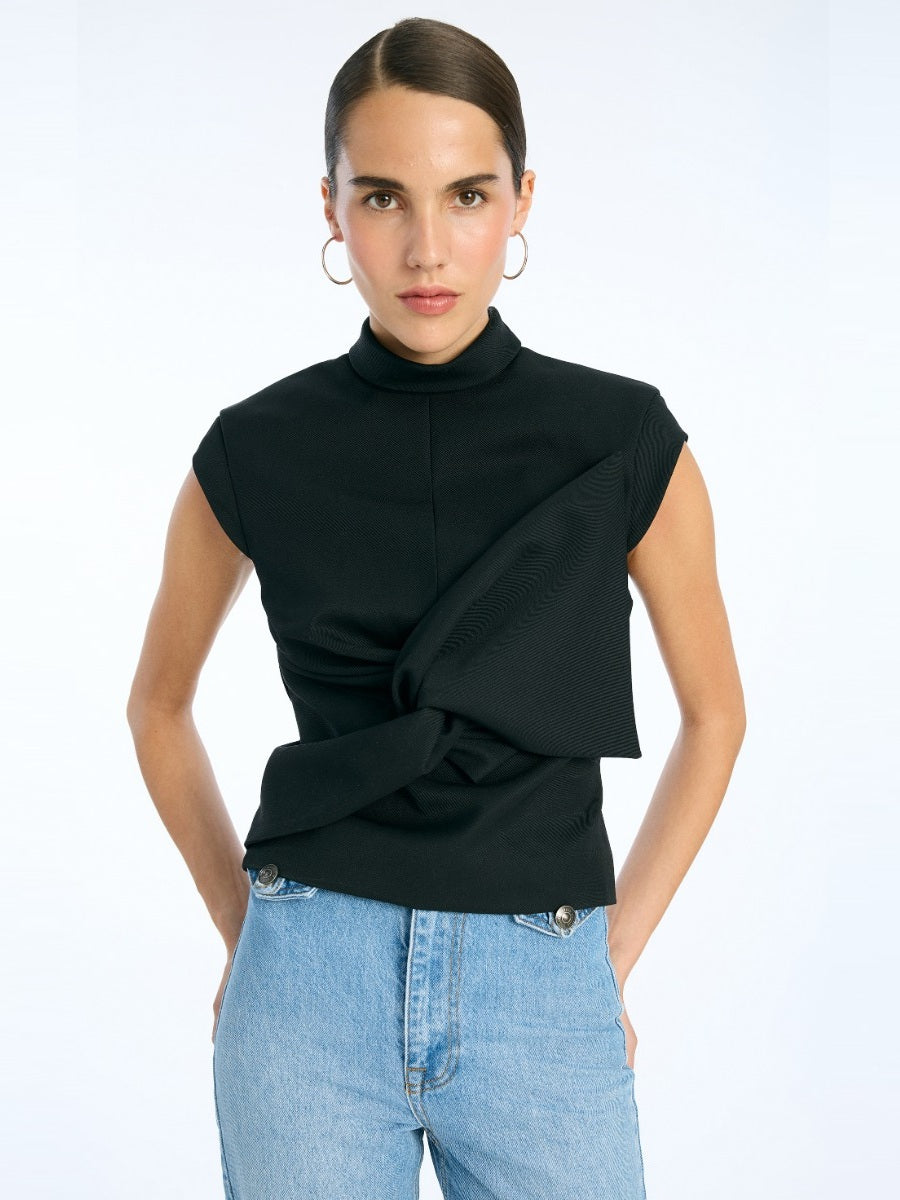 Rotate Top - Draped Bow