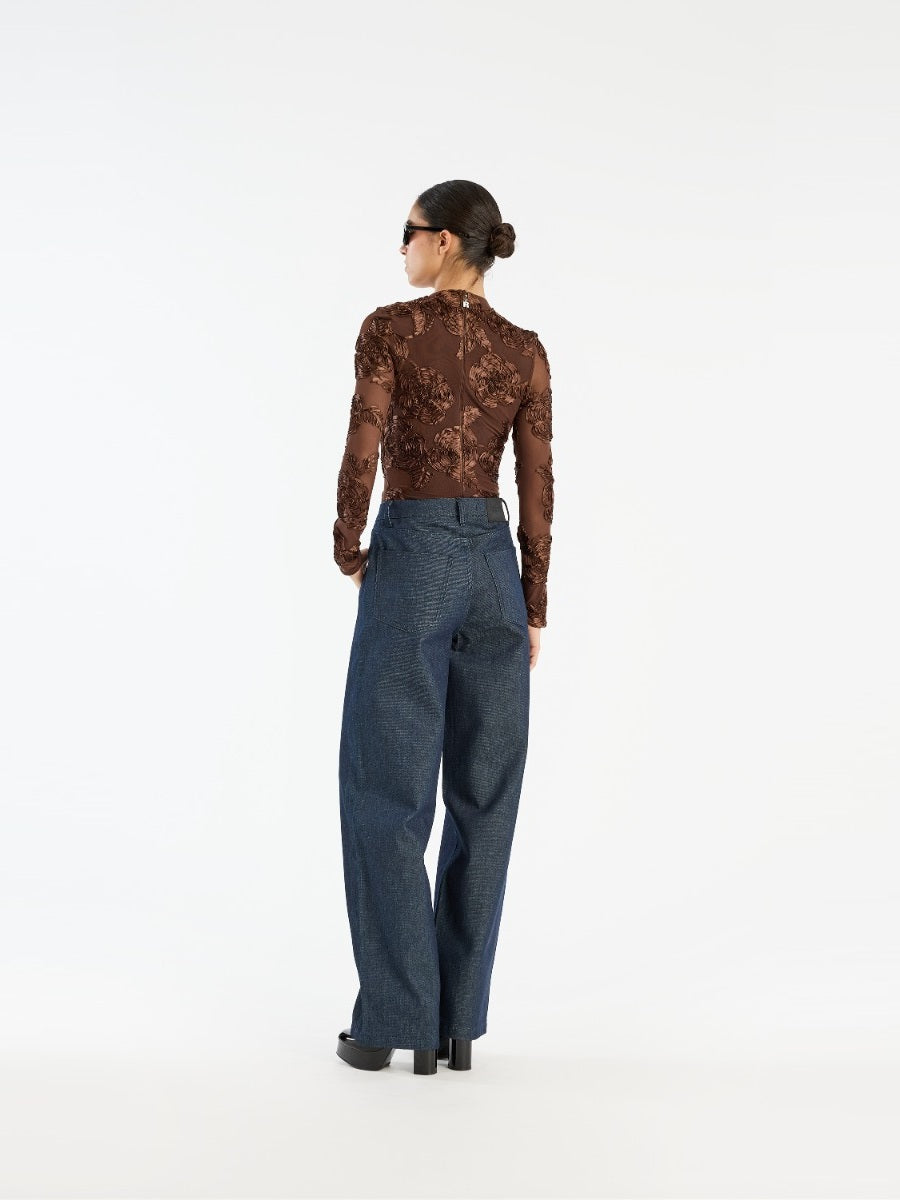 Rotate - Wide Leg Jeans