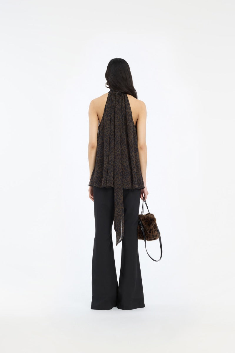 Rotate - Halterneck Bow Top
