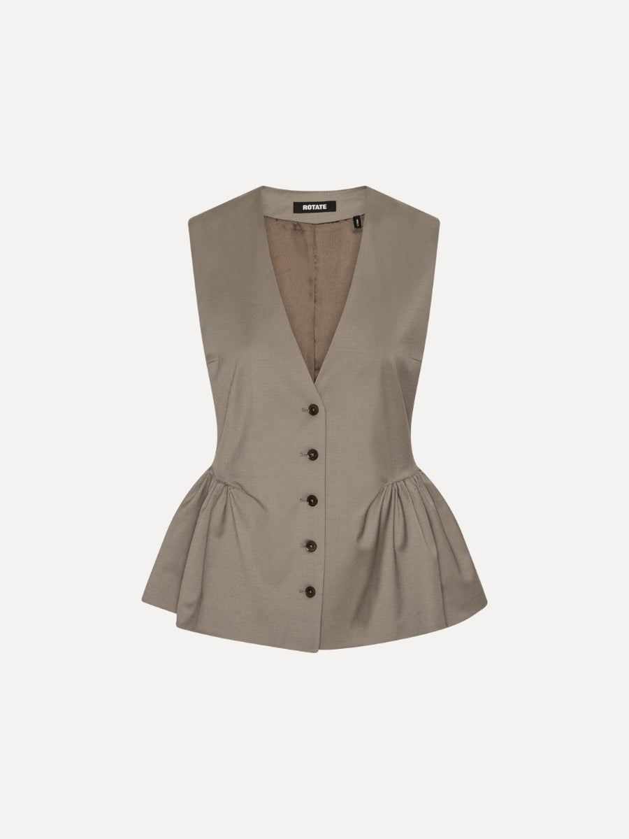 Rotate - Peplum Waistcoat