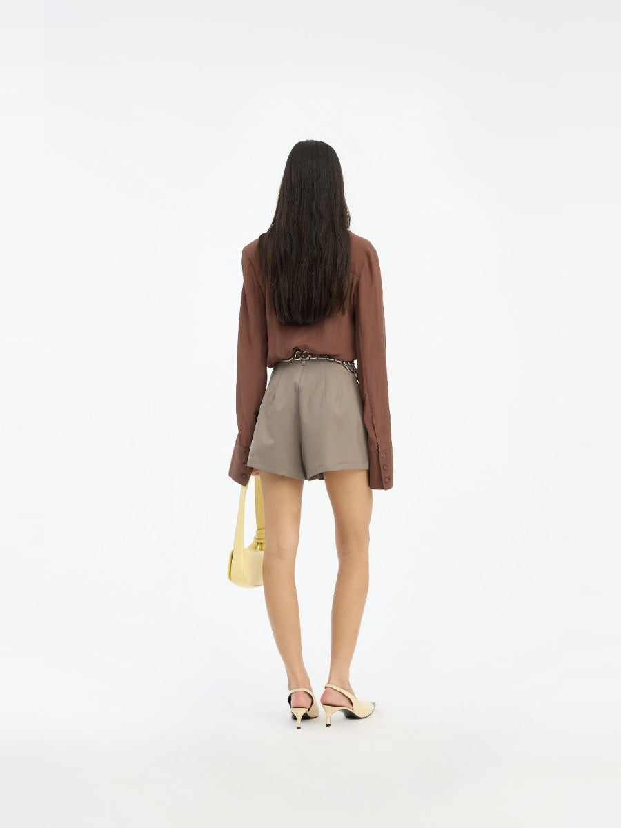 Rotate - Pleated LS Top