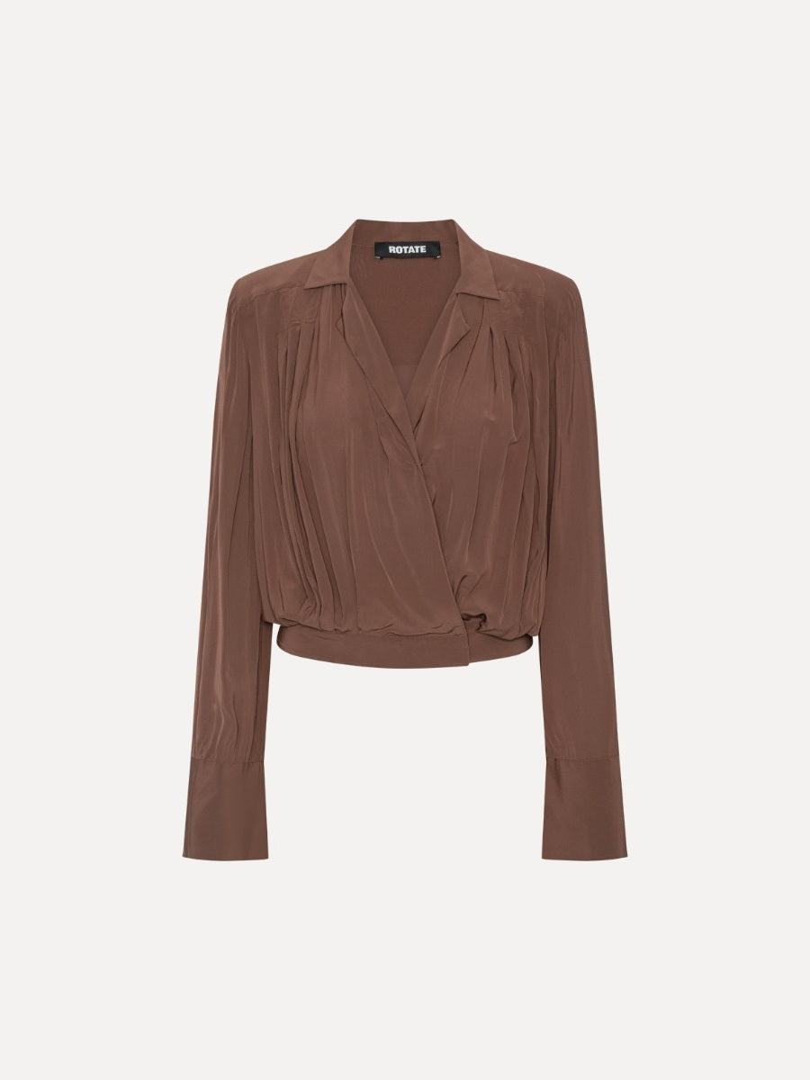 Rotate - Pleated LS Top