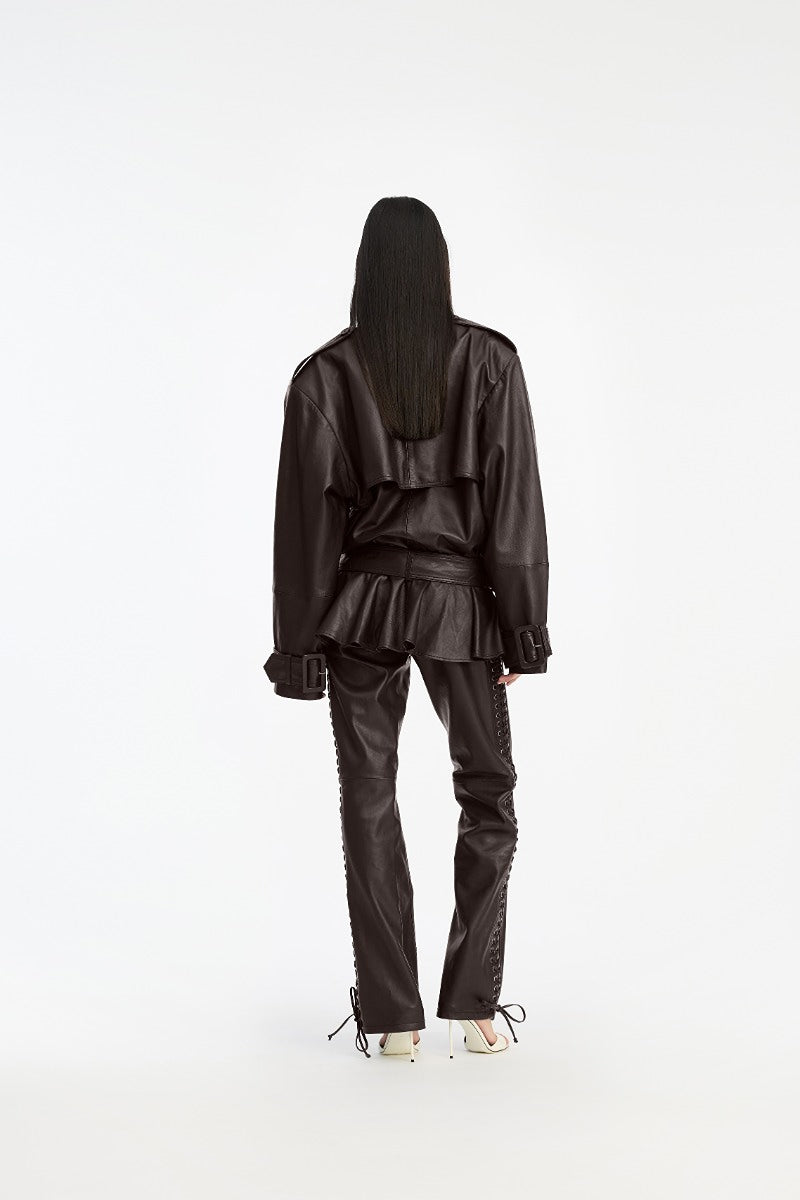 Rotate - Biker Leather Jacket