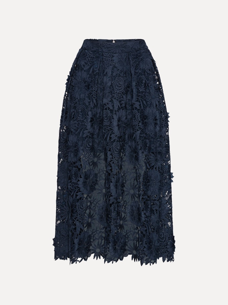 Rotate Skirt - 3D Lace