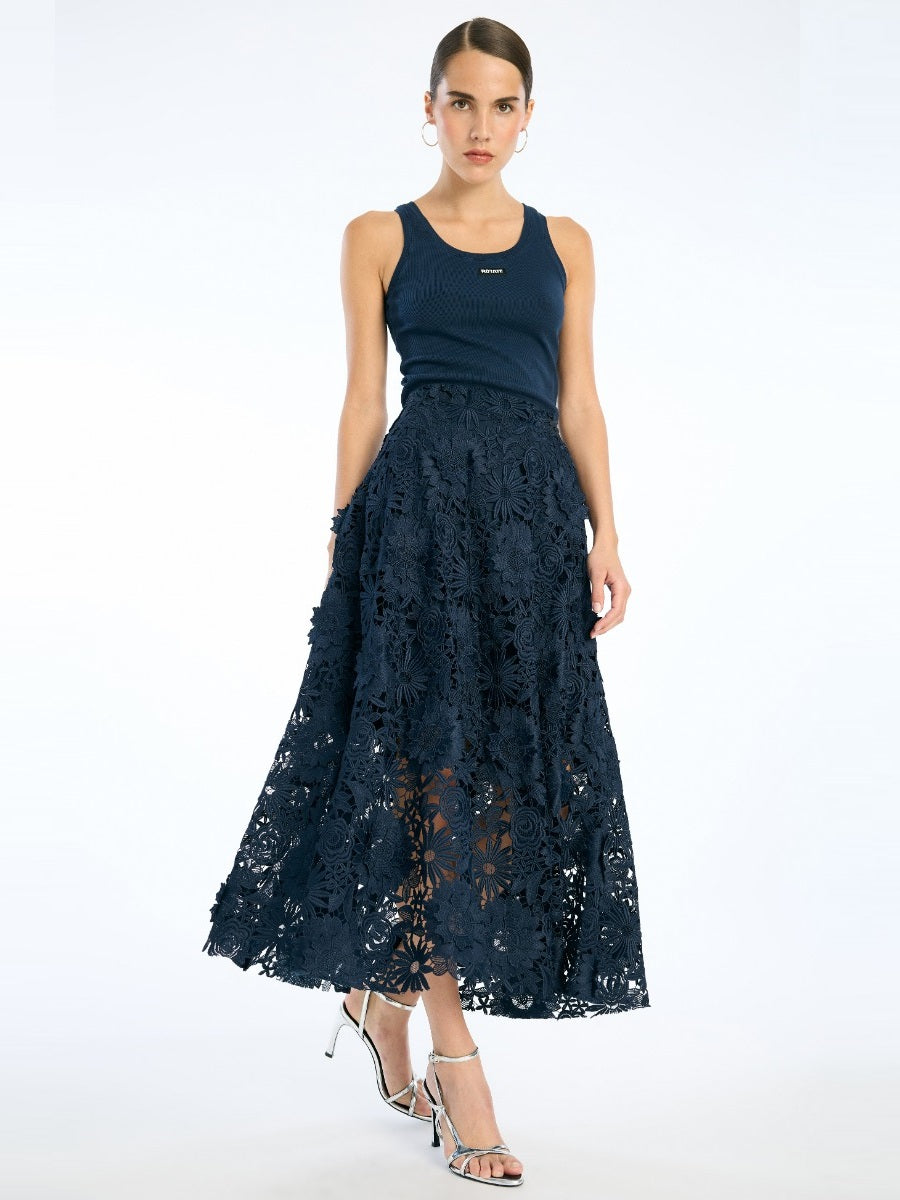 Rotate Skirt - 3D Lace