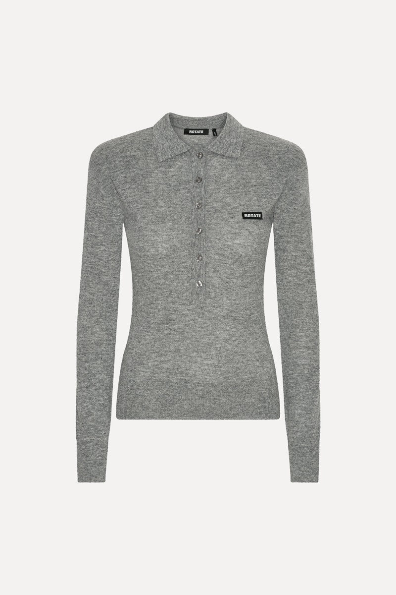 Rotate - Wool Bow LS Top