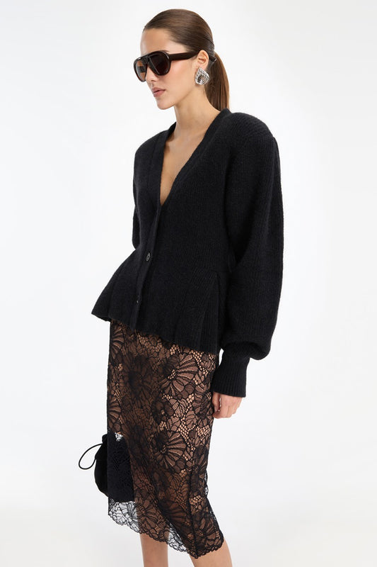 Rotate - Lace Pencil Skirt Pl