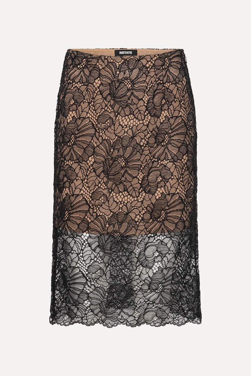Rotate - Lace Pencil Skirt Pl