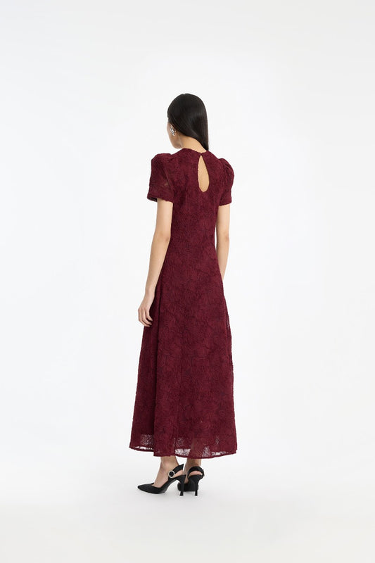 Rotate - Flower Mesh Dress PlEa