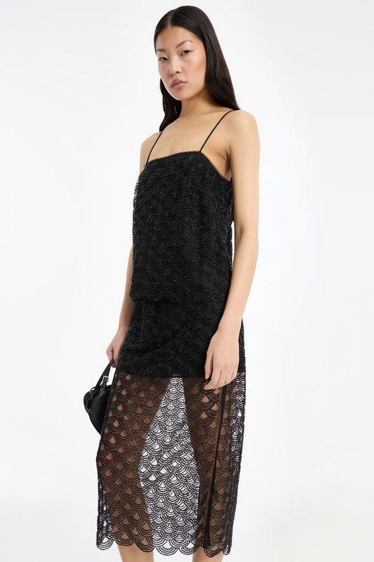 Rotate - Sequins Slip Top