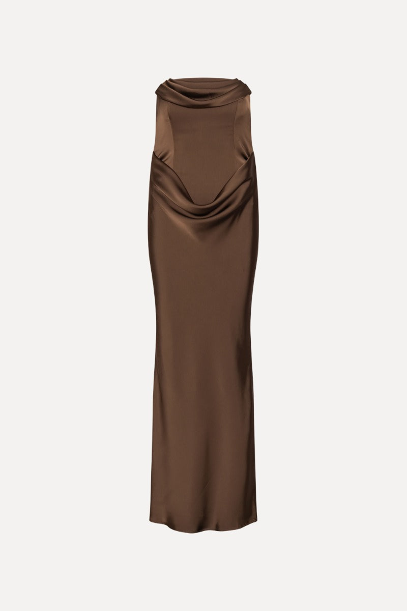 Rotate - Corsage Long Dress