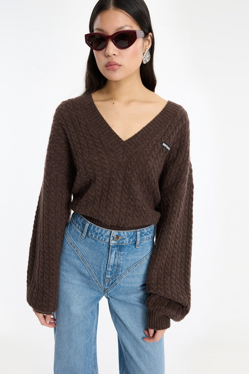 Rotate - V-Neck Sweater