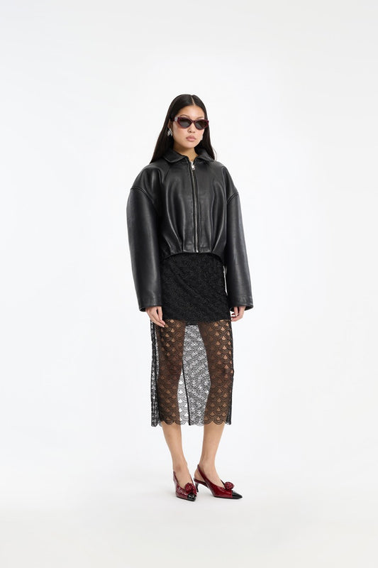 Rotate - Bonded Leather Jacket