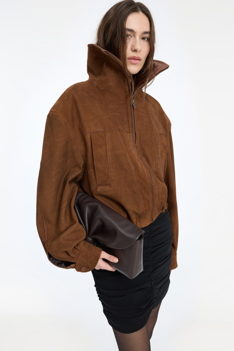 Rotate - Suede Anorak Jacket