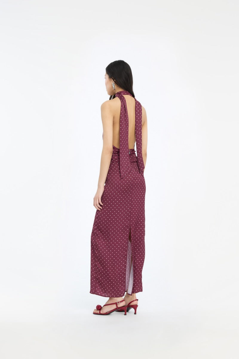 Rotate - Halterneck Scarf Dress
