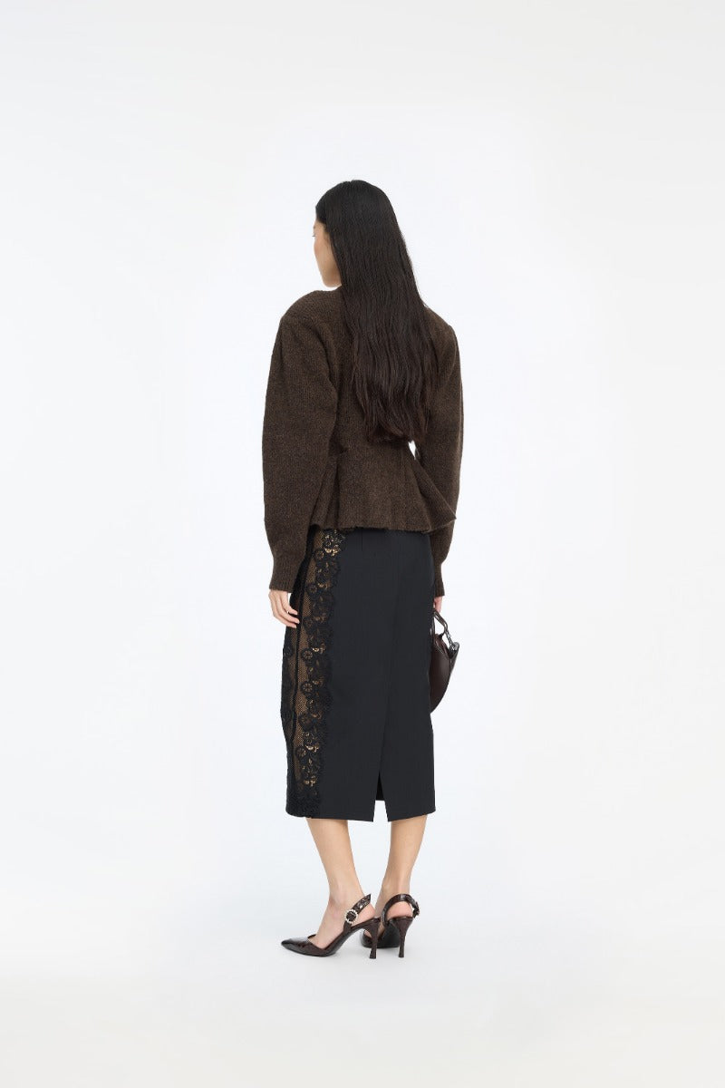 Rotate - Peplum Cardigan
