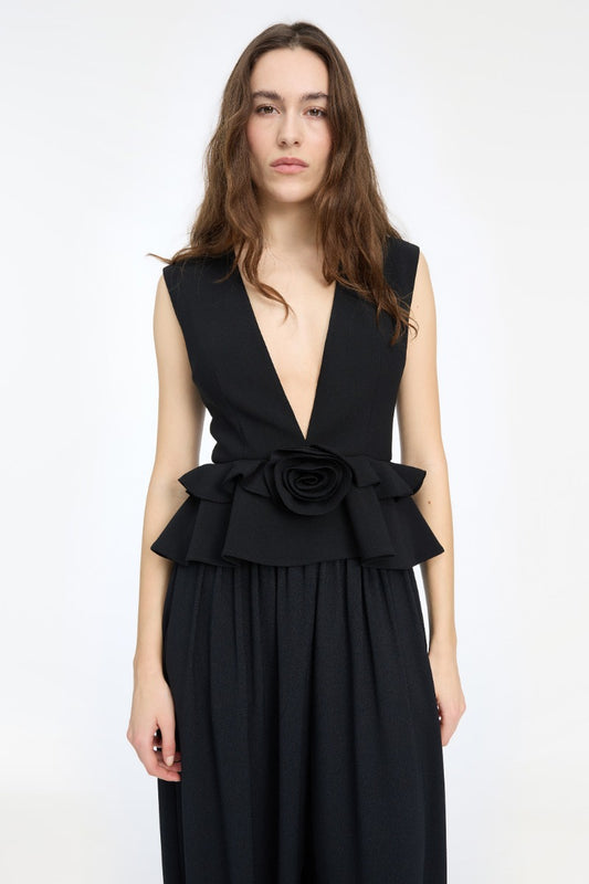 Rotate - V-Neck Flower Top