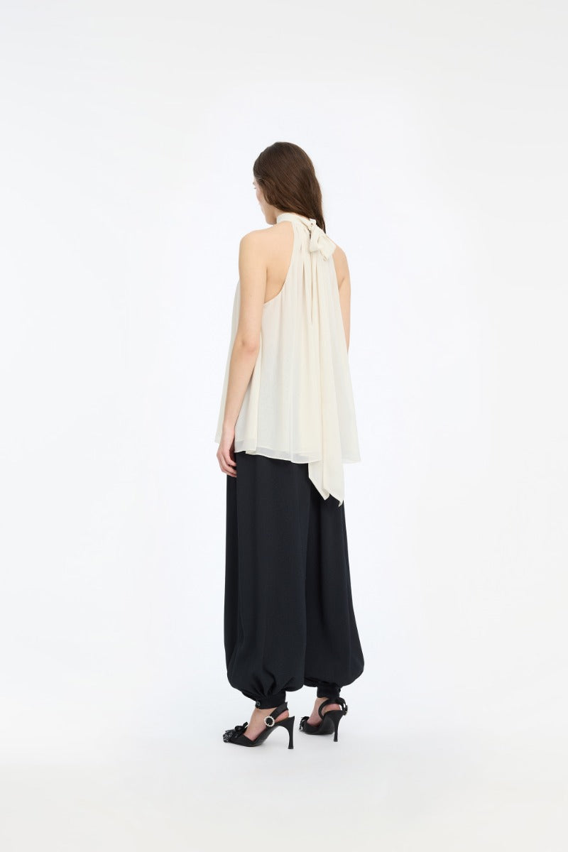 Rotate - Halterneck Bow Top