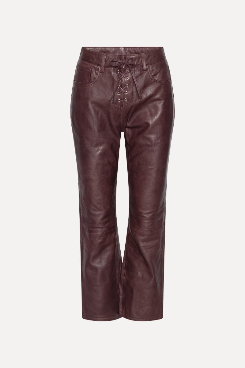 Rotate - Leather Capri Pants