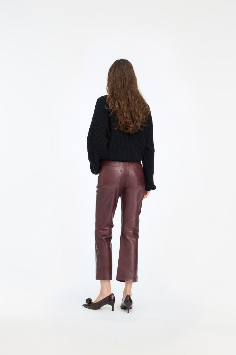 Rotate - Leather Capri Pants