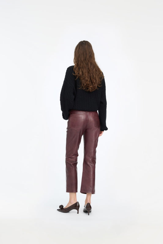 Rotate - Leather Capri Pants