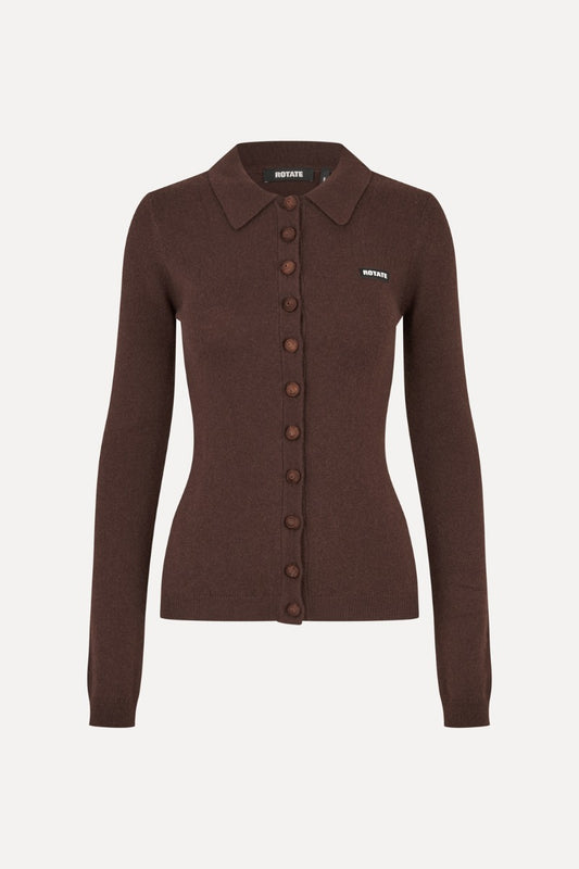Rotate - Knitted Polo Top