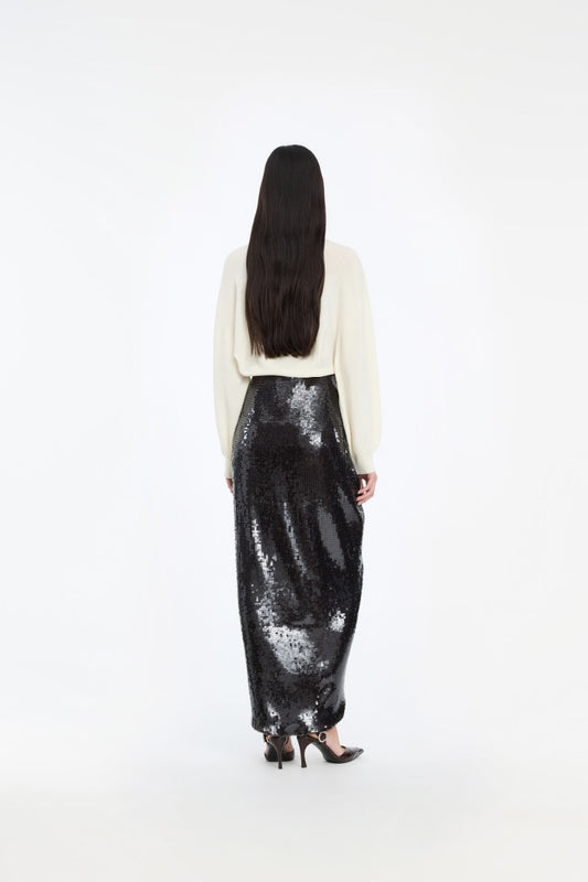Rotate - Sequins Knot Skirt