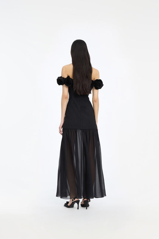 Rotate - Crepe Flower Dress